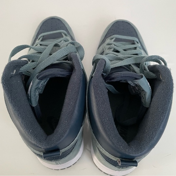 Nike Dunk High Retro PRM "Teal Suede" (Size 7M/8.5W) - Picture 15 of 17